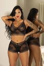 Baby dool s/ bojo s/ aro sensual todo rendão