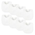 Baby Food Bibs Tiny Twinkle, pacote com 8 absorventes impermeáveis Baby Food Bibs Tiny Twinkle, pacote com 8 absorventes impermeáveis