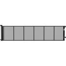 Baby Gate Colbabe 150", retrátil, extra largo, 86 cm de altura