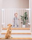 Baby Gate Cumbor 74-109 cm montado na parede com fechamento automático branco Baby Gate Cumbor 74-109 cm montado na parede com fechamento automático branco