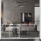 Baby Gate Fairy Baby para portas, escadas, corredor com 218-230 cm de largura