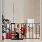 Baby Gate Flower Frail Extra Wide 182-194 cm preto