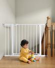 Baby Gate PLZOIT Walk-Thru com fechamento automático de metal 75-103 cm