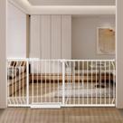 Baby Gate QWicknesty Extra Wide montado sob pressão com porta