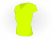 Baby Look Academia Dry Fit Colorida Amarelo Fluor Baby Look Academia Dry Fit Colorida Amarelo Fluor