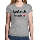 Baby Look Algodão Auxiliar de Farmácia por Amor - Foca na Moda