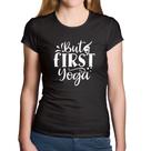 Baby Look Algodão But First Yoga - Foca na Moda