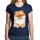 Baby Look Algodão Cachorro Spitz Alemão Lulu da pomerânia - Foca na Moda Baby Look Algodão Cachorro Spitz Alemão Lulu da pomerânia - Foca na Moda