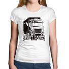Baby Look Algodão Caminhão Heavy Cargo Caminhoneiro - Foca na Moda Baby Look Algodão Caminhão Heavy Cargo Caminhoneiro - Foca na Moda