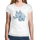 Baby Look Algodão Elefante Bebê - Foca na Moda Baby Look Algodão Elefante Bebê - Foca na Moda