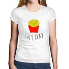 Baby Look Algodão Fry Day - Foca na Moda
