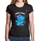 Baby Look Algodão Games Inside - Foca na Moda Baby Look Algodão Games Inside - Foca na Moda