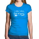 Baby Look Algodão I Can. I Will. End Of Story - Foca na Moda Baby Look Algodão I Can. I Will. End Of Story - Foca na Moda