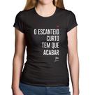 Baby Look Algodão O escanteio curto tem que acabar - Foca na Moda Baby Look Algodão O escanteio curto tem que acabar - Foca na Moda