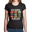 Baby Look Algodão Old School Playlist - Foca na Moda