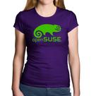 Baby Look Algodão openSUSE Linux Logo - Foca na Moda