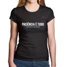 Baby Look Algodão Paciência é tudo - Foca na Moda