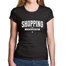 Baby Look Algodão Shopping is the only sport I need - Foca na Moda