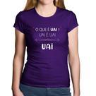 Baby Look Algodão Uai é uai, uai - Foca na Moda Baby Look Algodão Uai é uai, uai - Foca na Moda