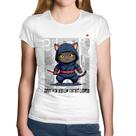 Baby Look Algodão You cat see my ninja moves - Foca na Moda