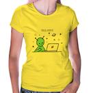 Baby Look Alien Hello World! - Foca na Moda Baby Look Alien Hello World! - Foca na Moda