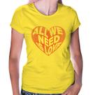 Baby Look All We Need Is Love - Foca na Moda