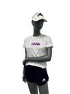Baby Look Ama Sport Branca/Roxo Degradê Athena -