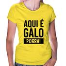 Baby Look Aqui é galo - Foca na Moda Baby Look Aqui é galo - Foca na Moda