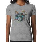 Baby Look Bateria Arte - Foca na Moda Baby Look Bateria Arte - Foca na Moda