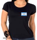 Baby look blusa Feminina ou Camiseta Unissex bandeira Argentina america do sul