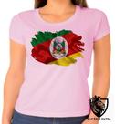 Baby look blusa Feminina ou Camiseta Unissex bandeira Rio grande do sul