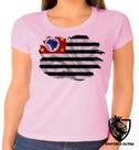 Baby look blusa Feminina ou Camiseta Unissex bandeira são paulo