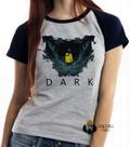 Baby look blusa feminina ou Camiseta unissex Dark Caverna