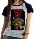 Baby look blusa feminina ou Camiseta unissex Dungeons e Dragons caverna do dragão todos
