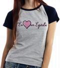 Baby look blusa feminina ou Camiseta unissex Eu amo ser Espírita