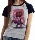 Baby look blusa feminina ou Camiseta unissex Gambit