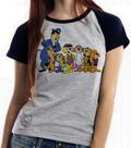 Baby look blusa feminina ou Camiseta unissex Gato Manda Chuva turma Baby look blusa feminina ou Camiseta unissex Gato Manda Chuva turma
