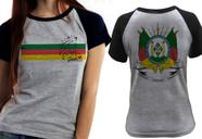 Baby look blusa feminina ou Camiseta unissex Gaúcho de Alma e Coração