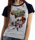 Baby look blusa feminina ou Camiseta unissex Gravity Falls desenho Baby look blusa feminina ou Camiseta unissex Gravity Falls desenho