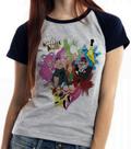 Baby look blusa feminina ou Camiseta unissex Gravity Falls personagens Baby look blusa feminina ou Camiseta unissex Gravity Falls personagens