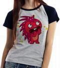 Baby look blusa feminina ou Camiseta unissex Happy Tree Friends Flakey Baby look blusa feminina ou Camiseta unissex Happy Tree Friends Flakey