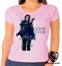 Baby look blusa Feminina ou Camiseta Unissex John Wick