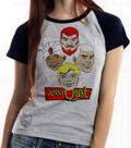 Baby look blusa feminina ou Camiseta unissex Jonny Quest cabeças Baby look blusa feminina ou Camiseta unissex Jonny Quest cabeças