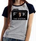 Baby look blusa feminina ou Camiseta unissex Mr. Robot