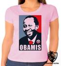 Baby look blusa Feminina ou Camiseta Unissex Mussum cacildis trapalhoes obama