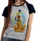 Baby look blusa Feminina ou Camiseta Unissex Pluto cachorro Mickey Baby look blusa Feminina ou Camiseta Unissex Pluto cachorro Mickey
