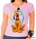 Baby look blusa Feminina ou Camiseta Unissex Pluto cachorro pateta mickey Baby look blusa Feminina ou Camiseta Unissex Pluto cachorro pateta mickey