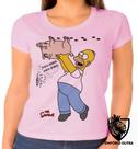 Baby look blusa Feminina ou Camiseta Unissex simpsons porco aranha homer filme Baby look blusa Feminina ou Camiseta Unissex simpsons porco aranha homer filme