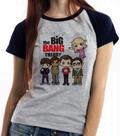 Baby look blusa feminina ou Camiseta unissex The Big Bang Theory Baby look blusa feminina ou Camiseta unissex The Big Bang Theory