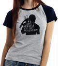 Baby look blusa feminina ou Camiseta unissex The Walking Dead Afraid